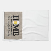 ホームはビールの在り方パーソナライズされた キッチンタオル (横)