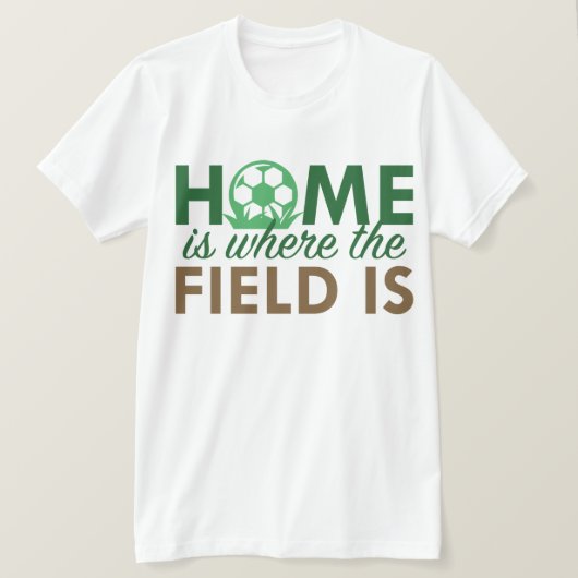 ホームはフィールドの Tシャツ (デザイン正面)