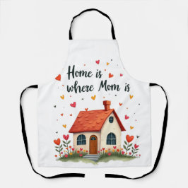 ホームはママがいる場所 – 愛しい心の母の日 エプロン
