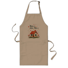 ホームはママがいる場所 – 愛しい心の母の日 ロングエプロン