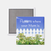 ホームはママが引用文磁石 マグネット (正面/裏面)