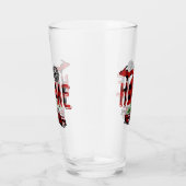 ホームはミシガン | Buffalo Plaidトラック |コンパス タンブラーグラス (右)