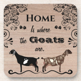 ホームはヤギがいる場所 – ヌビアンデイリーヤギ コースター
