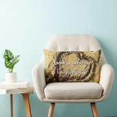 ホームは任意の引用文ハートビーチサンドフォトはっきりした ランバークッション (椅子)