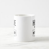 ホームは内向的なマグカップ コーヒーマグカップ (中央)