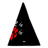 ホームは前部印刷がブラックパーティーハットである パーティーハット (右)