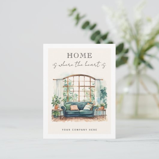 ホームは場所ハートコージーリアルティ ポストカード (スタンド正面)