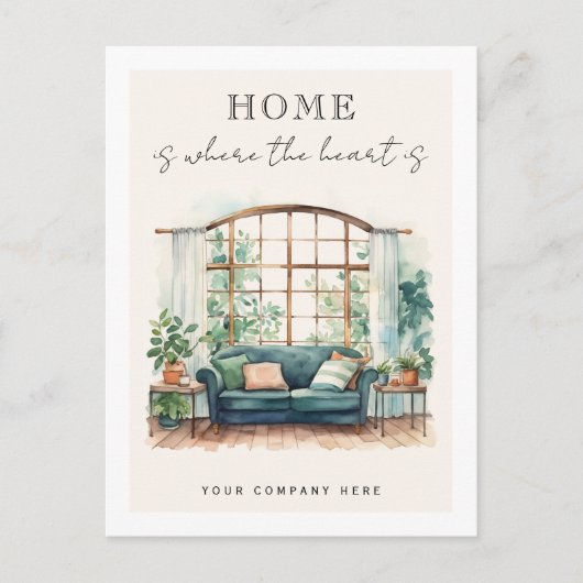 ホームは場所ハートコージーリアルティ ポストカード (正面)