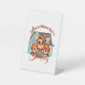 ホームは場所パパ – 父の日の贈り物アイディア 台座サイン (正面)