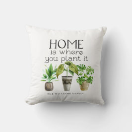ホームは植物 |鉢植え クッション