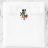 ホームは猫がいる場所 スクエアシール (バッグ)