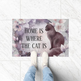 ホームは猫が可愛い引用文 ドアマット