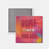 『ホームは磁石の場所』 マグネット (正面/裏面)