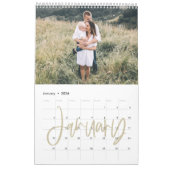 ホームは私たちの幸せな場所の水の色の葉写真 カレンダー (1月 2026)