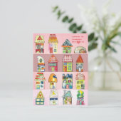 「ホームは私のハートがある」はがき ポストカード (スタンド正面)