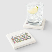 ホームは私のハート ストーンコースター (横)