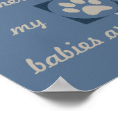 「ホームは私のベビーがある」ポープリントポスター ポスター (角)