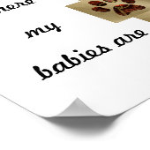 「ホームは私のベビーがある」ポープリントポスター ポスター (角)