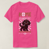 ホームは私のPudelpointerと Tシャツ (デザイン正面)