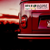 ホームは、あなたが駐車されている場所ITトラベルトレーラーRVing バンパーステッカー