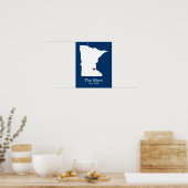 ホームは、あなたのハートがある – Minnesota ポスター (キッチン)