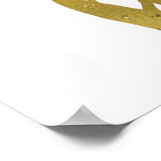 ホームは、ここでハートは引用文金フェイク箔 ポスター (角)