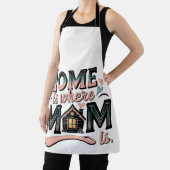 ホームは、ここでママは、かわいい母の日のプレゼント エプロン (インサイチュ)