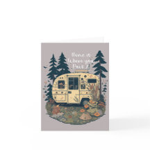 ホームは、ここで駐車Itヴィンテージキャンペートレーラ