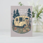 ホームは、ここで駐車Itヴィンテージキャンペートレーラ サンキューカード (スタンド正面)