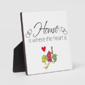 ホームは、ハートがプラークである フォトプラーク (正面)