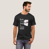 ホームは、ハートはCochise郡アリゾナ Tシャツ (正面フル)