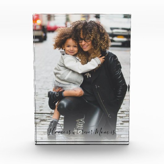 ホームはMOMフォトスクリプト白黒オーバーレイ フォトブロック (正面)