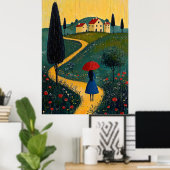 ホームへのパス – Naidf お洒落 Journey Art ポスター (ホームオフィス)