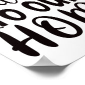 「ホームへようこそ」ポスター ポスター (角)