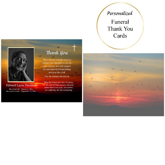 ホームへ帰るオーソドックス写真記念碑 サンキューカード