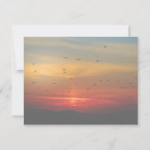 ホームへ帰るオーソドックス写真記念碑 サンキューカード (裏面)