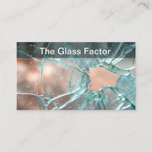 ホームまたはオフィスのウィンドウの修理と交換 名刺 (正面)