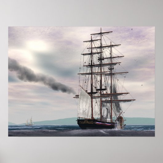 ホームを蒸し上げる ポスター (正面)