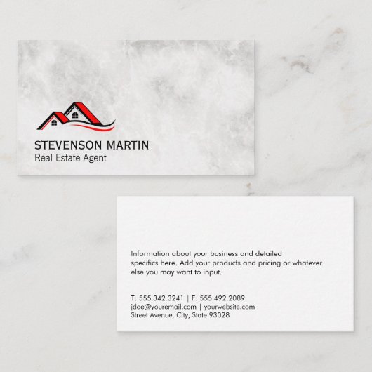 ホームアイコン | エグゼクティブマーブル 名刺 (正面/裏面)