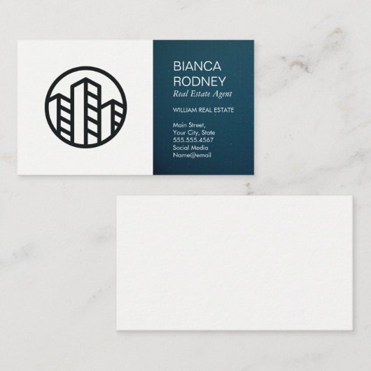 ホームアイコン | 実在代理人 名刺 (正面/裏面)