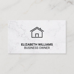 ホームアイコン  白大理石 予約カード