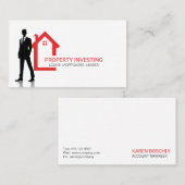 ホームアイコン | 財産実在地 名刺 (正面/裏面)