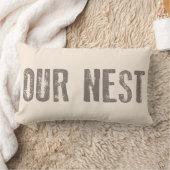 ホームアクセントルンバーピローズウィーズネストグランジヴィンテージ ランバークッション (ブランケット)