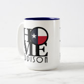 ホームアジソンテキサス州15oz ツートーンマグカップ (正面左)