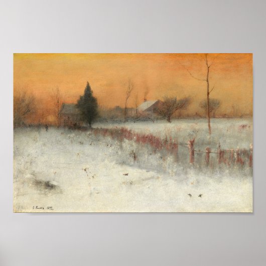 ホームアットモンクレアジョージインズアート ポスター (正面)