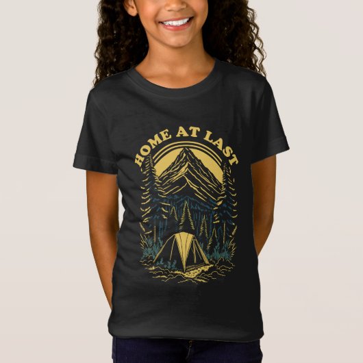 ホームアットラストキャンピング Tシャツ (正面)
