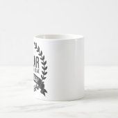 ホームアニバーサリーホームオフィスマグからの1年間の仕事 コーヒーマグカップ (中央)