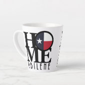 ホームアビレテキサス州スモール カフェラテマグ (左アングル)