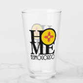 ホームアラモゴルドニューメキシコ タンブラーグラス (裏面)