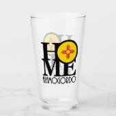 ホームアラモゴルドニューメキシコ タンブラーグラス (正面)